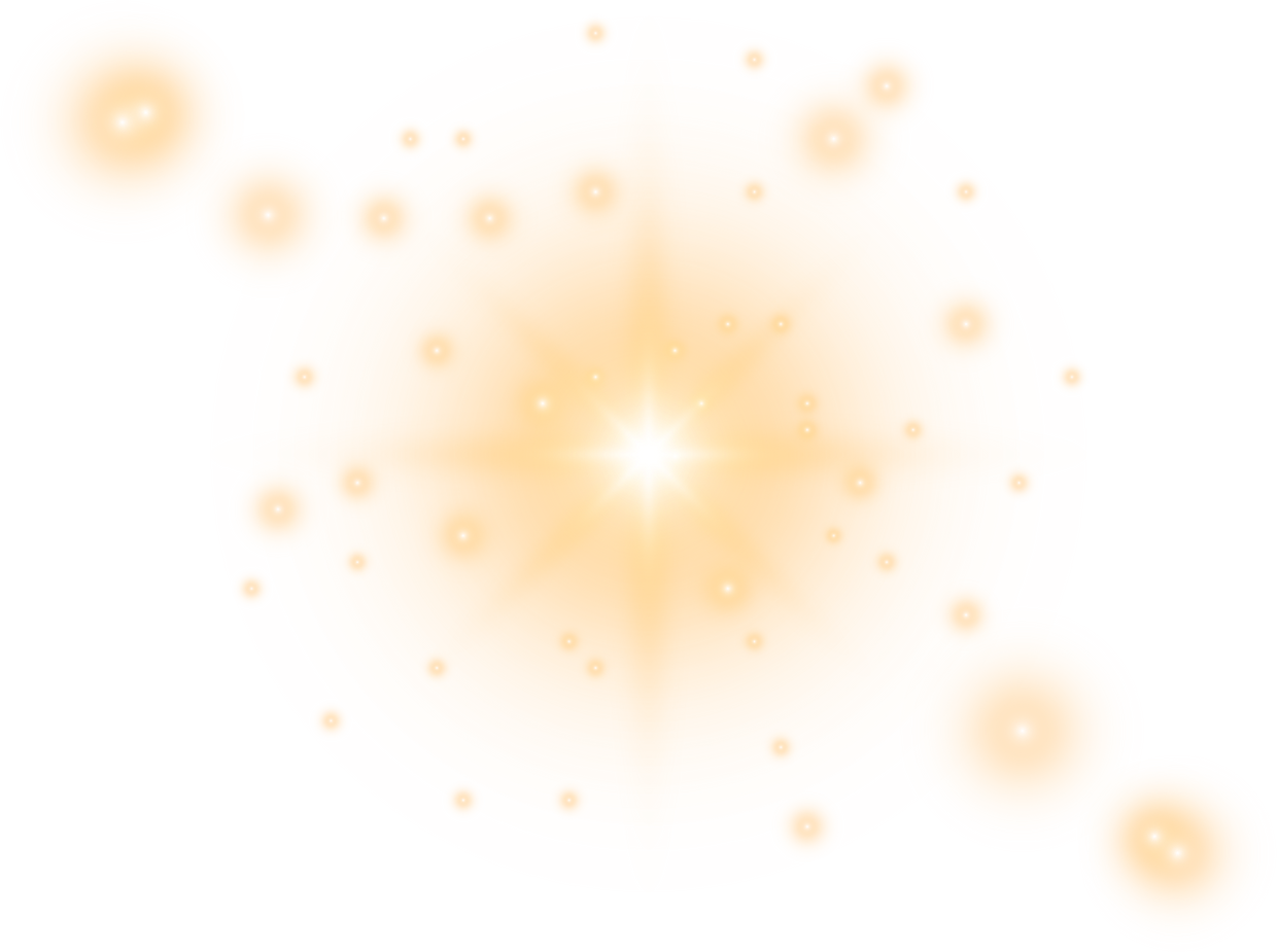 sparkles and lens flare light